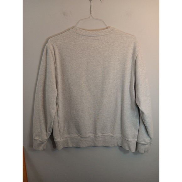 Lucky Brand Men's L Sweatshirt Gray Cotton American Flag Graphic Pullover - Picture 4 of 8